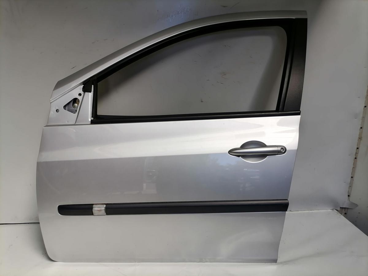 Renault Clio 3 Bj.2007 original T&uuml;r vorn links TED69 Grau 5-T&uuml;rer Rohbau